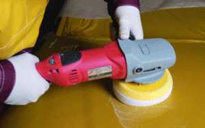 Gloss deception behind flatting marks
